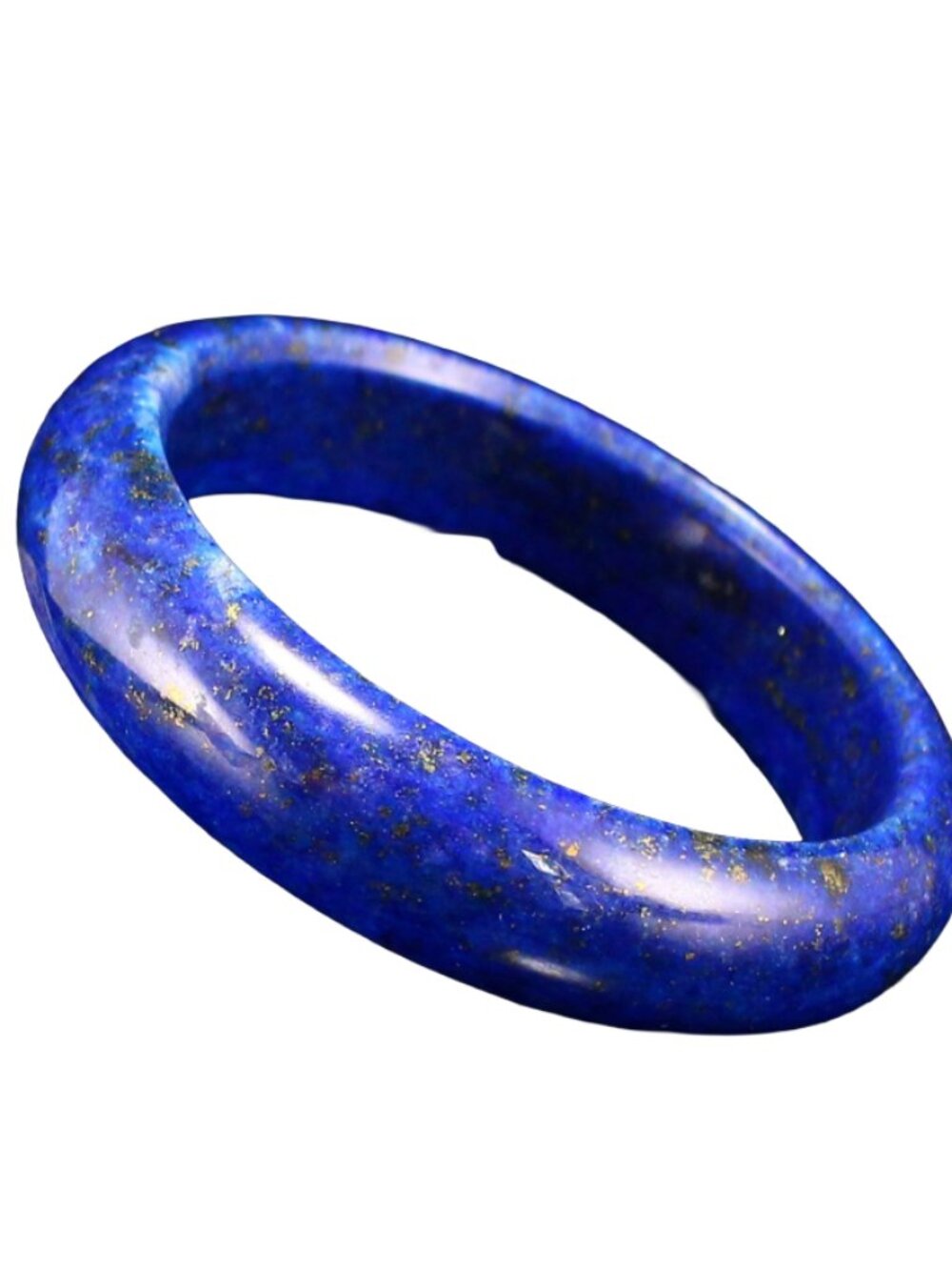 57mm Natural Blue Lapis Lazuli Bracelet Bangle 62.91g